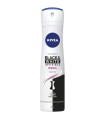 اسپری دئودرانت بدن زنانه 200 میل BLACK & WHITE INVISIBLE ORIGINAL نیوآ NIVEA