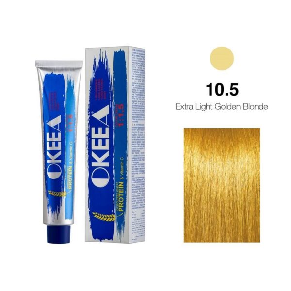 رنگ مو شماره 10.5 حجم 200 میل اکیا OKEEA