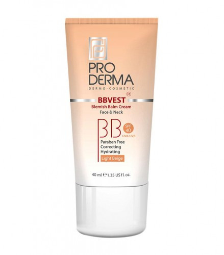 بی بی کرم مخصوص پوست های چرب بژ روشن پرودرما PRO DERMA
