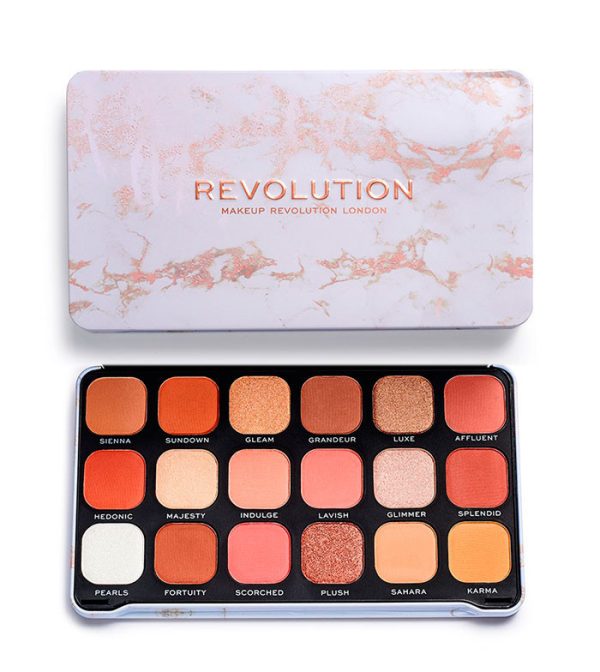 پالت سایه چشم 18 رنگ Forever Flawless Decadent رولوشن REVOLUTION