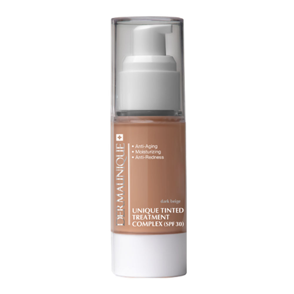 کرم مغذی و آبرسان انواع پوست با SPF30 رنگی بژ تیره درمایونیک DERMAUNIQUE