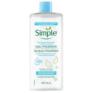 محلول پاک کننده آرایش مناسب پوست نرمال تا خشک سیمپل SIMPLE
