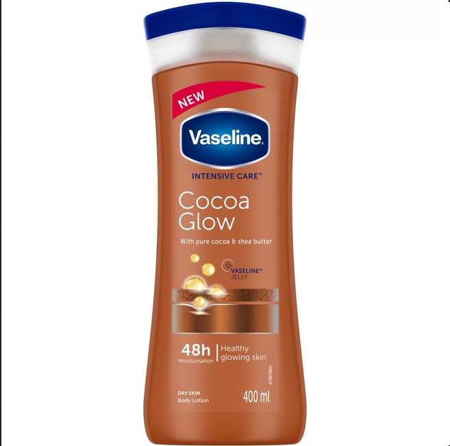 لوسیون بدن حاوی کاکائو وازلین vaseline