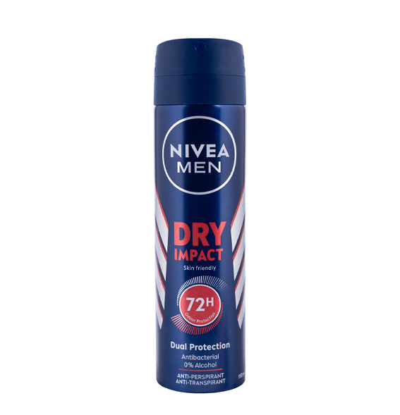 اسپری دئودورانت بدن مردانه DRY IMPACT نیوآ NIVEA