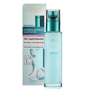 سرم آبرسان پوست حساس هیدرا جنیوس لورال LOREAL