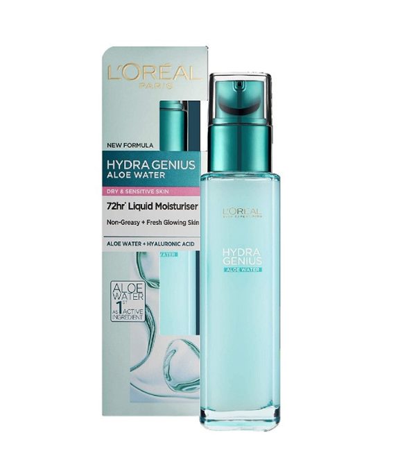 سرم آبرسان پوست حساس هیدرا جنیوس لورال LOREAL