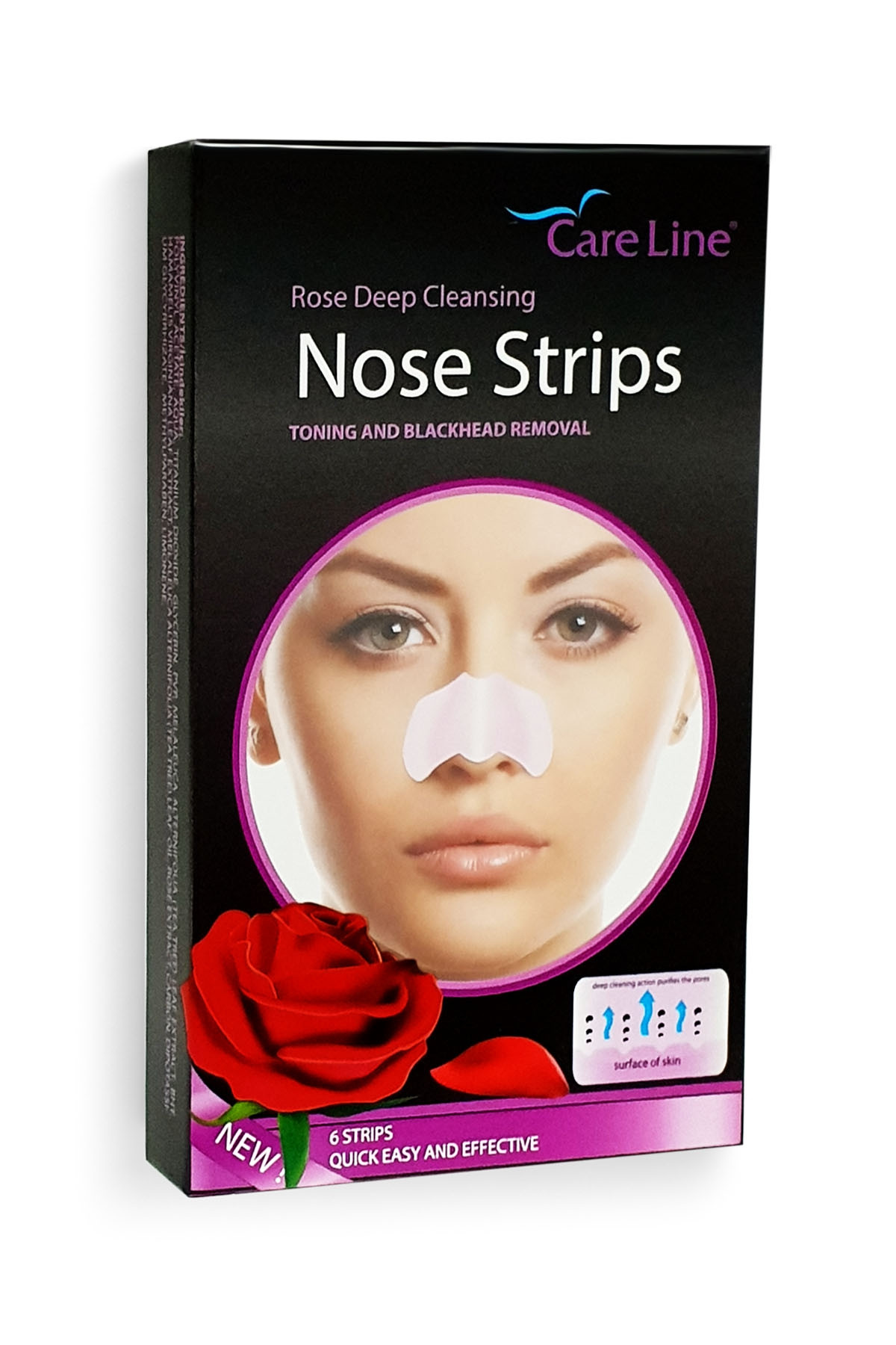 چسب بینی حاوی عصاره گل رز کرلاین Care Line
