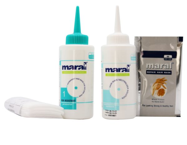 محلول فر دهنده مو مخصوص موهای طبیعی مارال maral