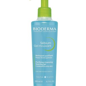 ژل شستشو صورت مناسب پوست چرب و مختلط پمپی 200 میل بایودرما BIODERMA