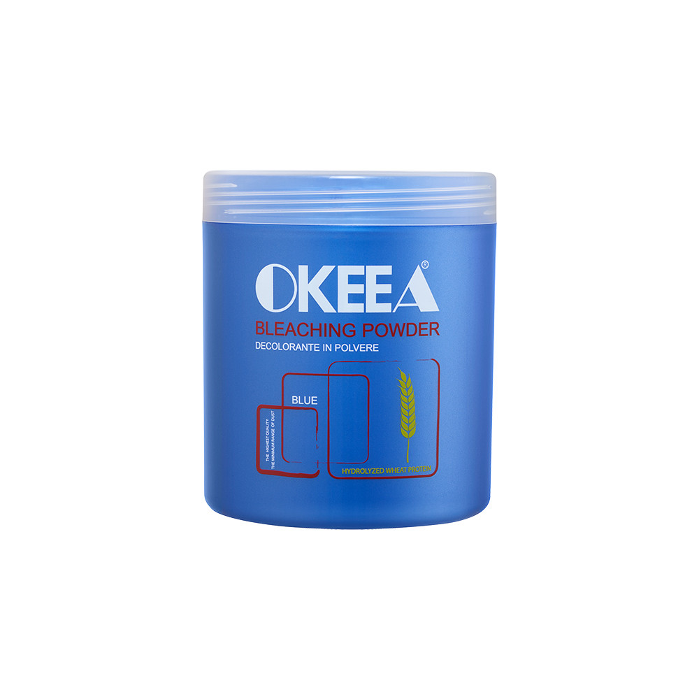 پودر دکلره آبی 500 گرمی اکیا OKEEA