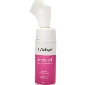 فوم شست و شوی صورت سنسی ویت مناسب پوست های حساس ویتالیر Vitalayer
