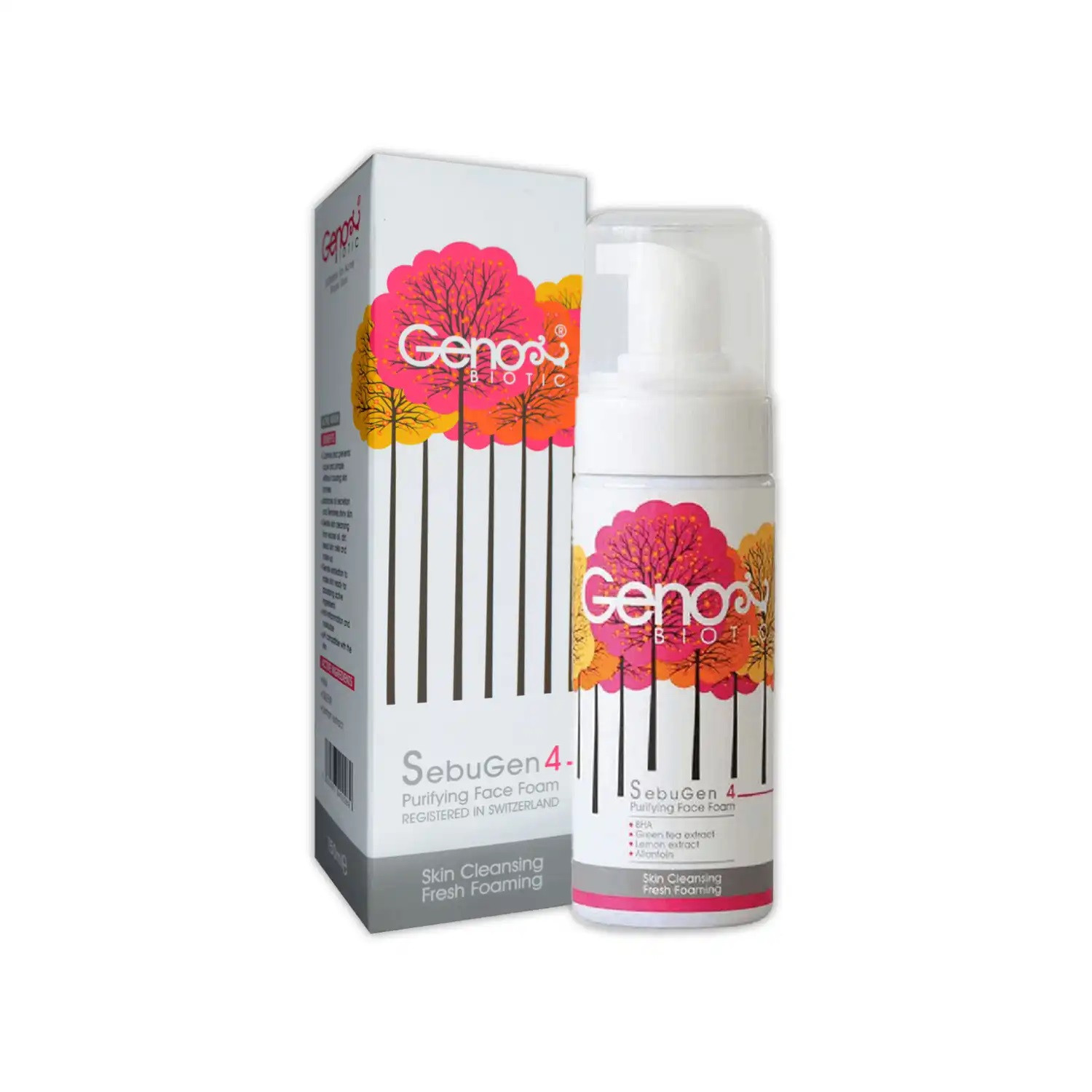 فوم شست و شوی صورت مناسب برای پوست های مستعد آکنه ژنوبایوتیک Geno Biotic