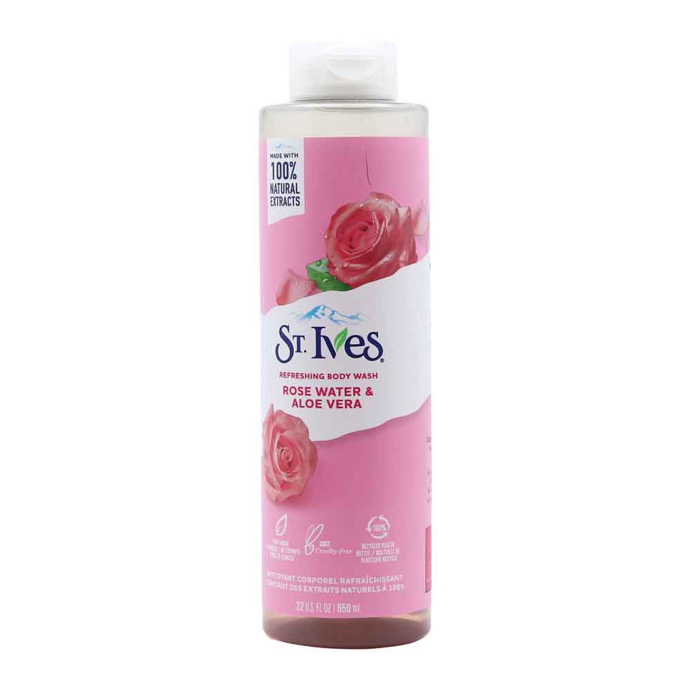 شامپو بدن ROSE WATER & ALOE VERA سنت ایوز ST.Ives