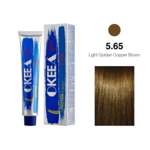 رنگ مو شماره 5.65 حجم 100 میل اکیا OKEEA