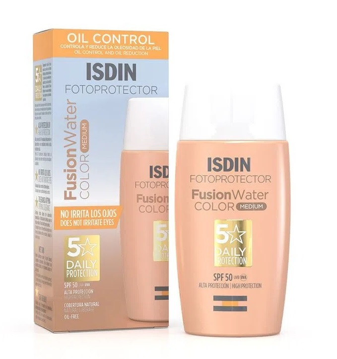 ضد آفتاب رنگی فیوژن واتر MEDIUM ایزدین ISDIN