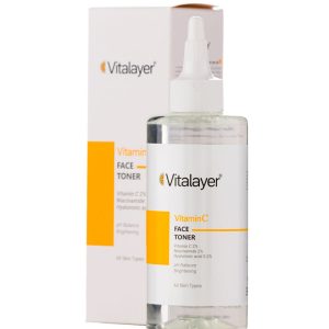 تونر پاک کننده صورت حاوی ویتامین سی ویتالیر Vitalayer