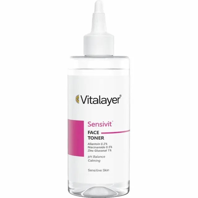 تونر پاک کننده صورت مناسب پوست های حساس ویتالیر Vitalayer
