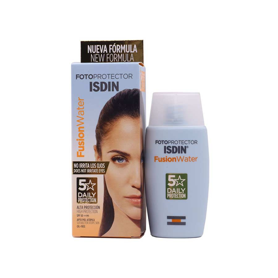 ضد آفتاب SPF50 فیوژن واتر بی رنگ ایزدین ISDIN