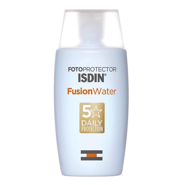 ضد آفتاب SPF50 فیوژن واتر بی رنگ ایزدین ISDIN