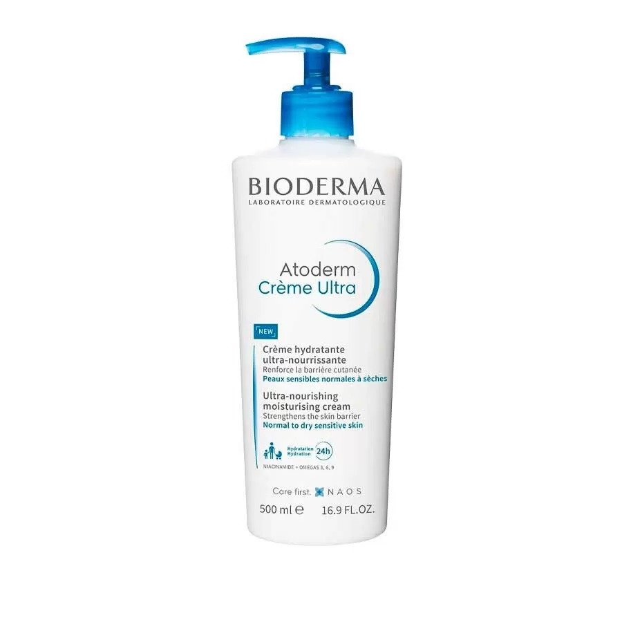 کرم پمپی مرطوب کننده 500 میل اتودرم بایودرما BIODERMA