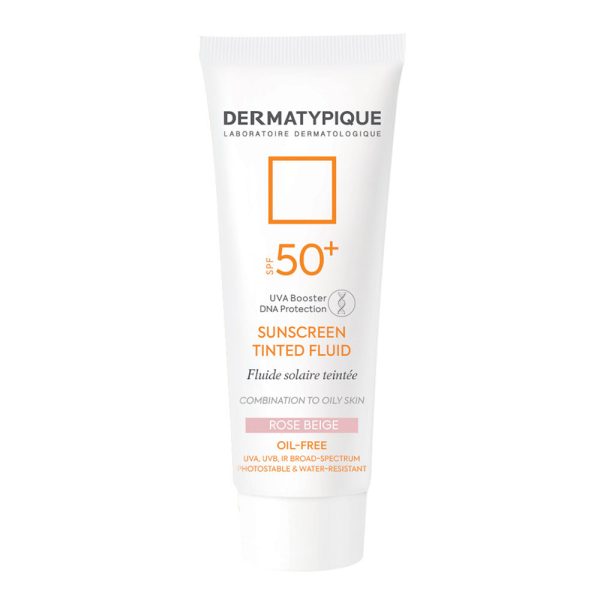 ضد آفتاب رنگی پوست چرب رز بژ درماتیپیک DERMATYPIQUE