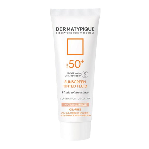 ضد آفتاب رنگی پوست چرب نچرال بژ درماتیپیک DERMATYPIQUE