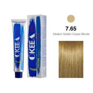 رنگ مو شماره 7.65 حجم 200 میل اکیا OKEEA