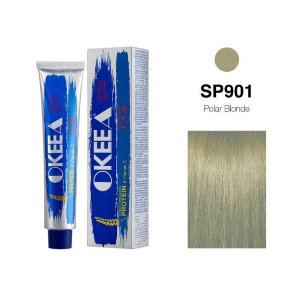 رنگ مو شماره SP901 حجم 200 میل اکیا OKEEA
