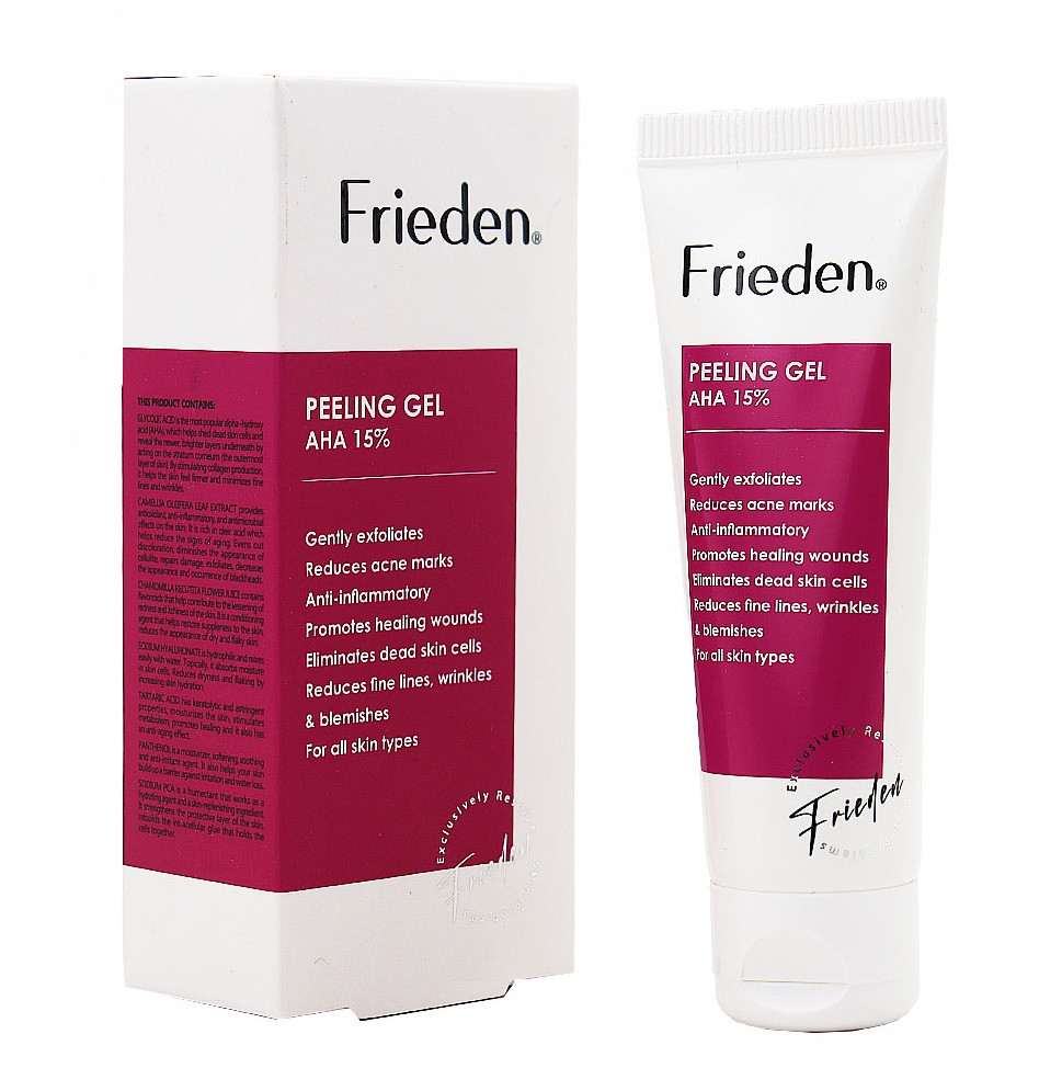 ژل لایه بردار حاوی AHA 15% فریدن Friden