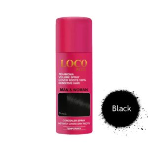 اسپری رنگ مو Black لوکو پلکس LOCP PLEX