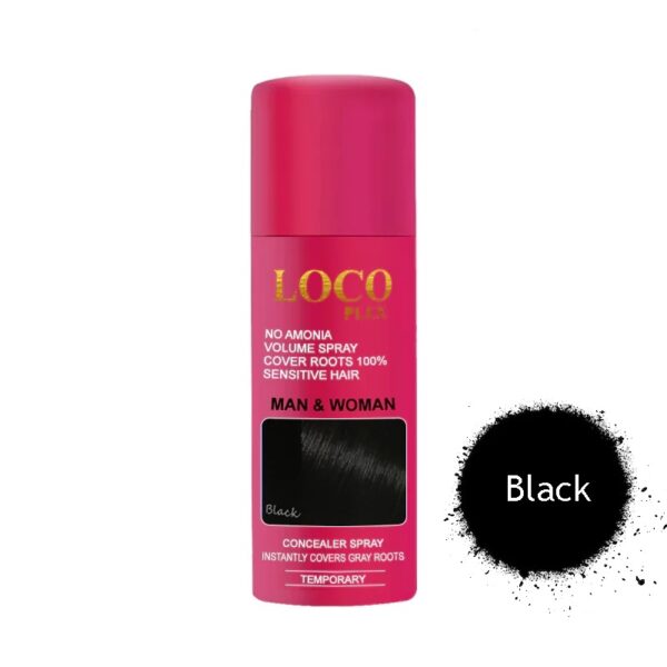 اسپری رنگ مو Black لوکو پلکس LOCP PLEX