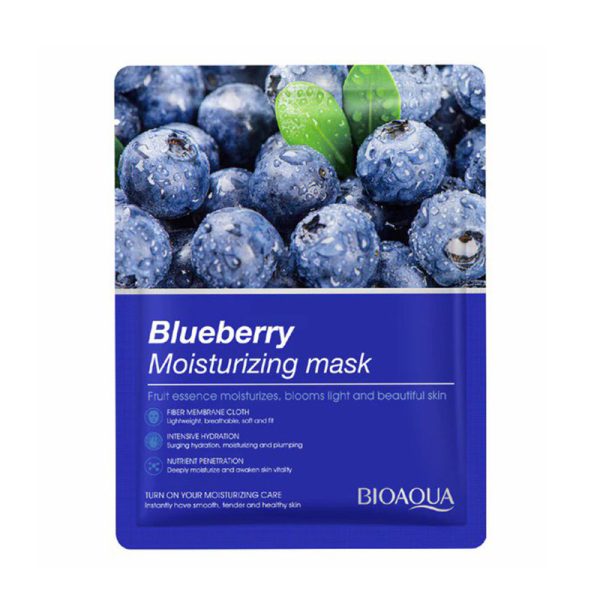 ماسک ورقه ای بلوبری بایوآکوا BIOAQUA