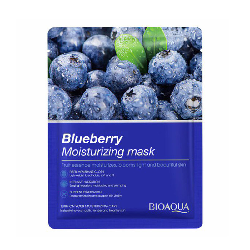 ماسک ورقه ای بلوبری بایوآکوا BIOAQUA