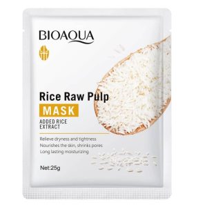 ماسک ورقه ای برنج بایوآکوا BIOAQUA
