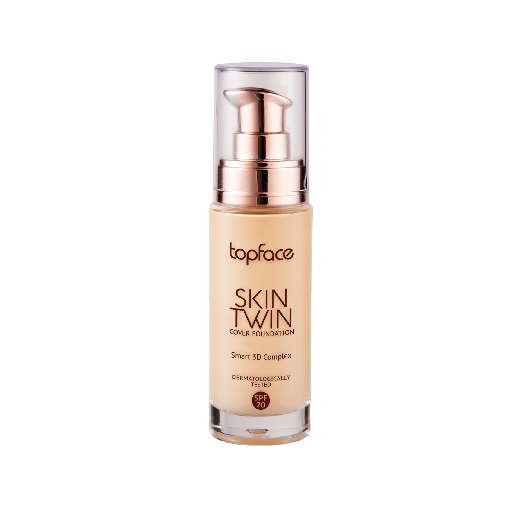 کرم پودر پمپی SKIN TWIN تاپ فیس topface
