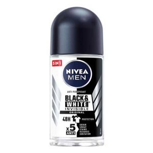 مام رول ضد تعریق مردانه BLACK & WHITE INVISIBLE ORGINAL نیوآ NIVEA