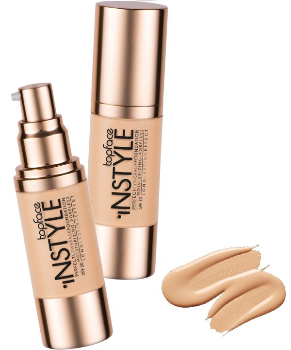 کرم پودر پمپی PERFECT COVERAGE تاپ فیس topface