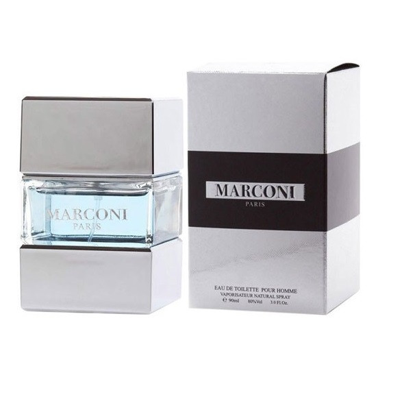 ادکلن ادوتویلت مردانه 90 میل مارکونی پاریس MARCONI PARIS