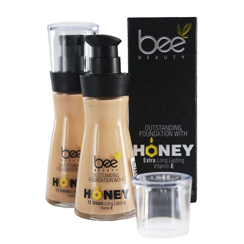 کرم پودر پمپی حاوی عسل بی بیوتی bee BEAUTY