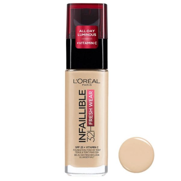 کرم پودر مناسب پوست های خشک لورال LOREAL