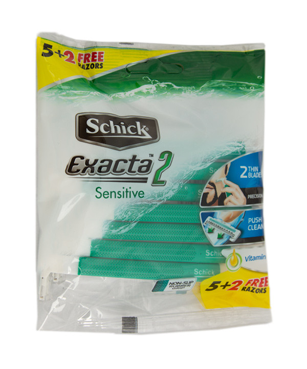 ژیلت 7 عددی Exacta2 مردانه شیک Schick