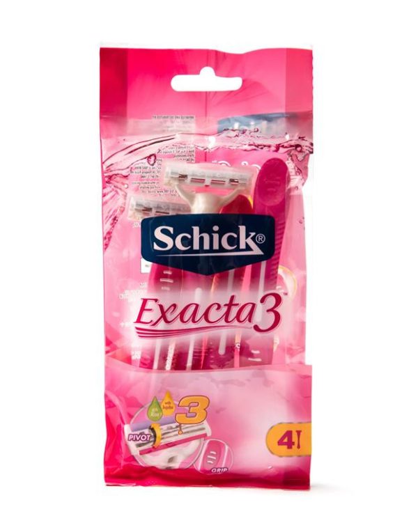 ژیلت 4 عددی Exacta3 زنانه شیک Schick