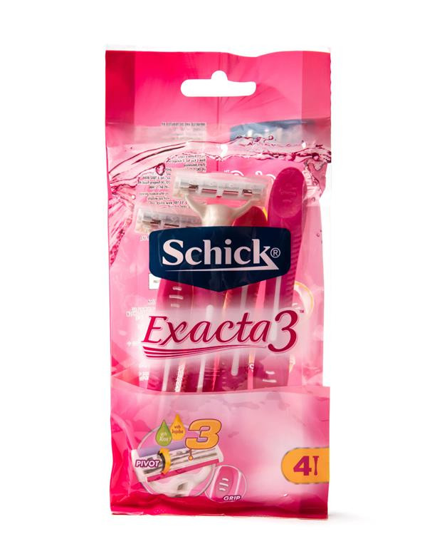 ژیلت 4 عددی Exacta3 زنانه شیک Schick