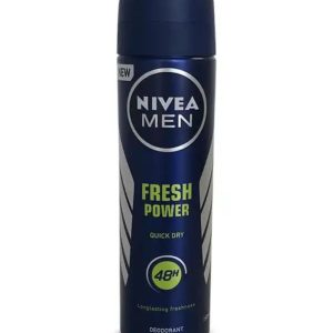 اسپری دئودورانت بدن مردانه FRESH POWER OUICK DRY نیوآ NIVEA