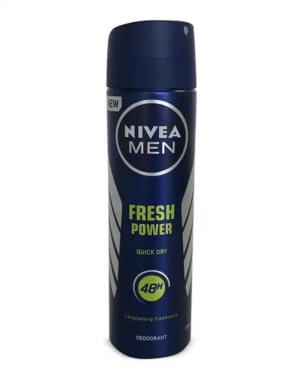 اسپری دئودورانت بدن مردانه FRESH POWER OUICK DRY نیوآ NIVEA