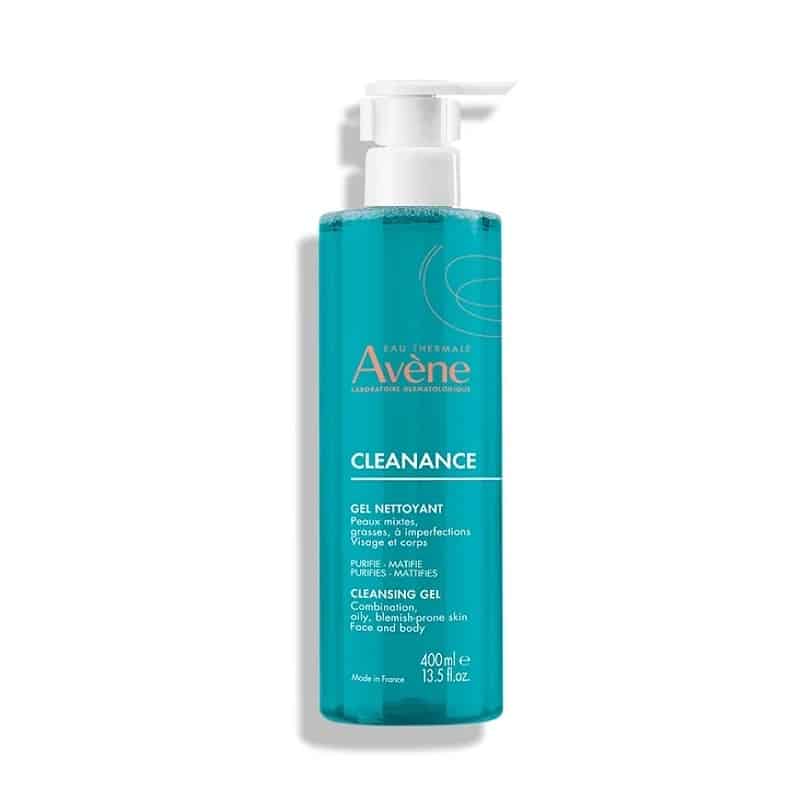 ژل شست و شو صورت کلیانس 400 میل اون Avene