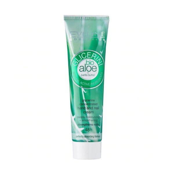 کرم دست و ناخن bio aloe اولاین EVELINE