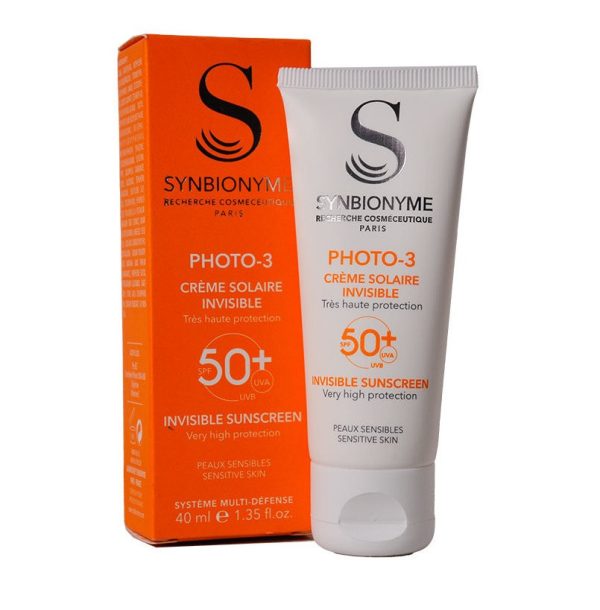 کرم ضد آفتاب بی رنگ با +SPF50 سین بیونیم SYNBIONYME