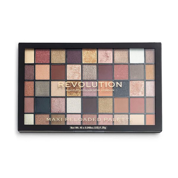 پالت سایه چشم 45 رنگ MAXI RELOADED PALETTE رولوشن REVOLUTION