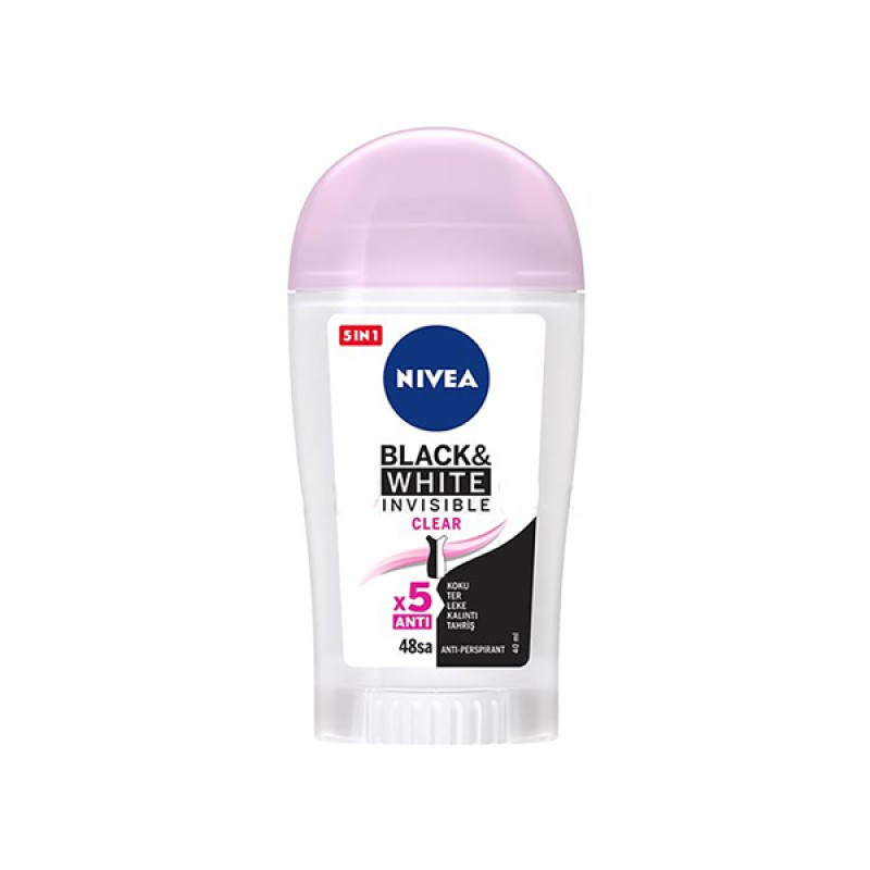 مام صابونی زنانه BLACK & WHITE INVISIBLE CLEAR نیوآ NIVEA